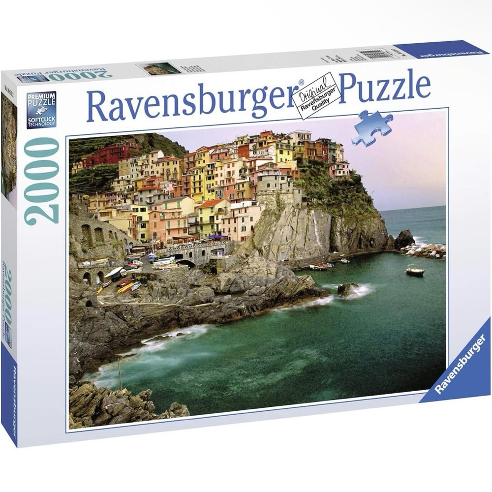 Ravensburger Cinque Terre Italy 2000 Piece Jigsaw Puzzle 🧩🧩🧩